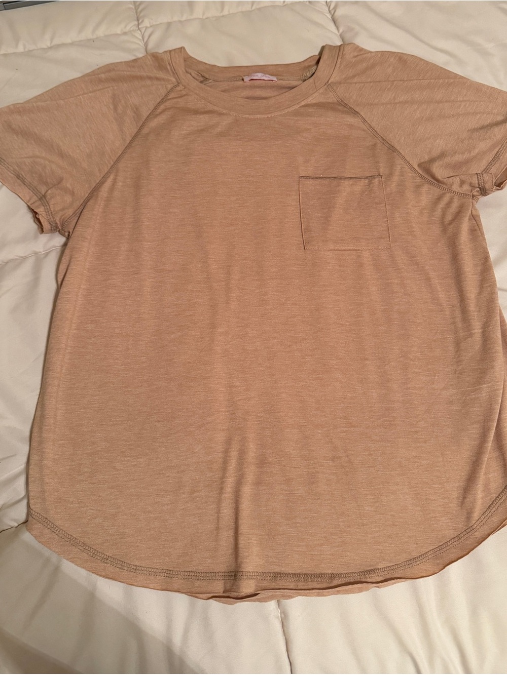Pink Lily Pocket Tee